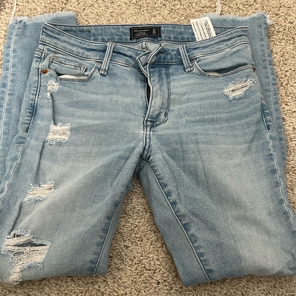 light washed jeans